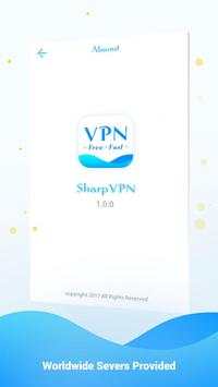 Sharp VPN -  Free VPN & Fast screenshot 1